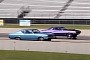 1970 Dodge Challenger vs. 1969 Chevrolet Chevelle Drag Race Is a Photo Finish