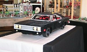 1970 Dodge Charger 1:5 Scale Model Is One Badass LEGO Car With a Pneumatic V8 <span>· Video</span>