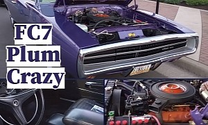 1970 Dodge Charger 500 Looks Better Than New, Rocks Plum Crazy Suit
