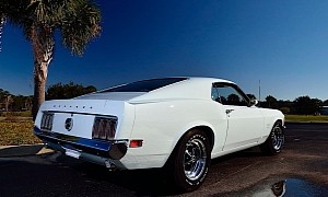 1970 Ford Mustang Boss 429 Is One-of-Few to Flaunt a Pastel Blue Body