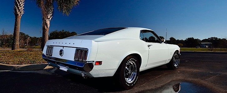 Pastel Blue 1970 Ford Mustang Boss 429