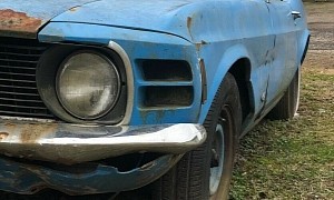 1970 Ford Mustang True Barn Find Sees Daylight After Decades in Storage