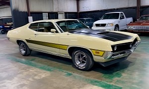 1970 Ford Torino GT Might Steal Your Heart With Laser Stripes, But Not the Wallet