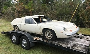1970 Lotus Europa S2 Survived Vandalism, Waited for Restoration for 40+ Years