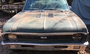 1970 Nova SS Is a Barn Find With the Full Package, All-Original and Matching Numbers