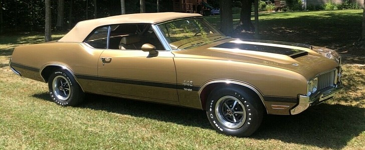 One-of-96 1970 Oldsmobile 442 W-30 Convertible for sale at auction by schnells455 on eBay