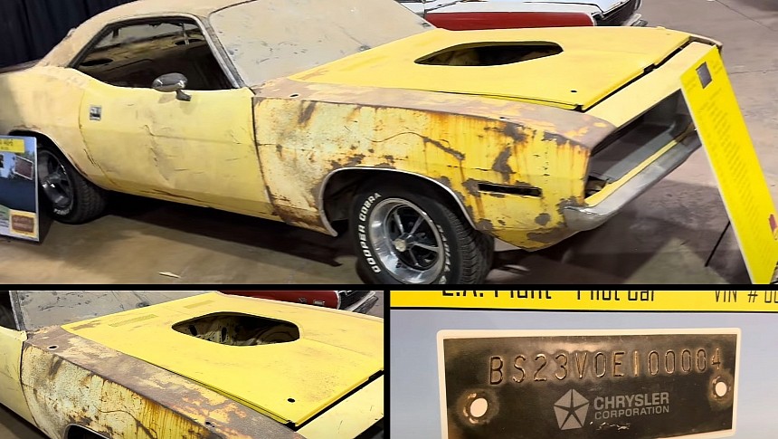 1970 Plymouth 'Cuda pilot car barn find