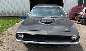 1970 Plymouth 'Cuda Hides a Little Surprise Under the Hood, Another Surprise on Its Body