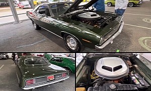 1970 Plymouth 'Cuda Survivor Flexes Rare HEMI Setup and Extremely Low Mileage