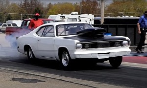 1970 Plymouth Duster Dragster Has a Touching Family Story, Runs 8s