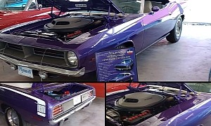 1970 Plymouth HEMI 'Cuda Convertible Is a Plum Crazy Gem With a Handful of Secrets