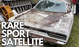1970 Plymouth Sport Satellite Looks Like a Yard Survivor, Rotting Away on Private Property