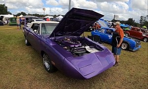 1970 Plymouth Superbird Convertible That Shouldn't Exist Flaunts Coyote V8 and Big Wing