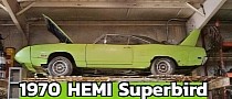 1970 Plymouth Superbird Hidden in a Repair Shop Is a True HEMI in FJ5 Limelight