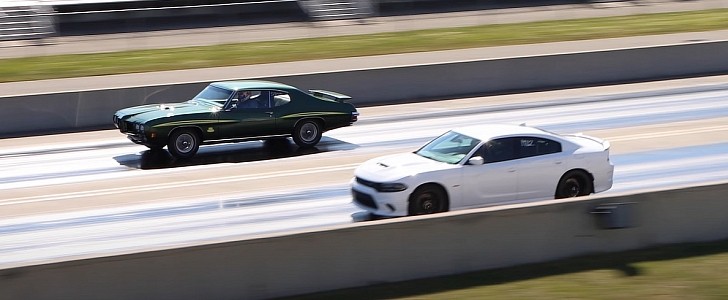 1970 Pontiac GTO Drag Races Modern Dodge Charger Scat Pack, It's Closer  Than You Think - autoevolution