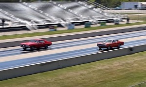 1970 Pontiac Tempest Drag Races 1972 Dodge Demon, Someone Gets Walked
