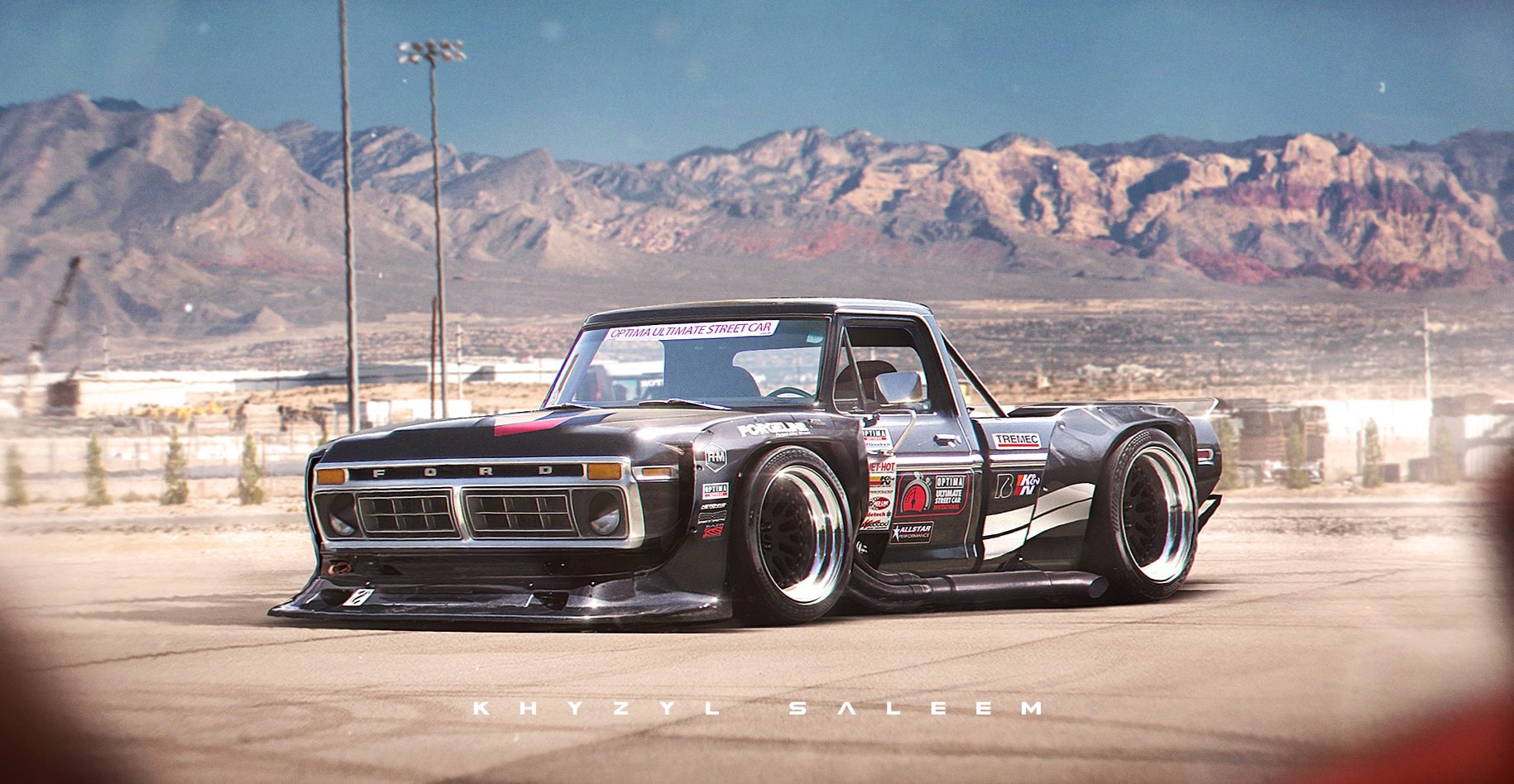 1970s ford f series with toyota ae86 n2 wide body kit should be ken blocks new hoonicorn 102657_1