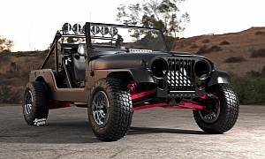 1970s Jeep CJ-5 Strips, Stretches for “Terminator” Can-Am Maverick X3 Swap