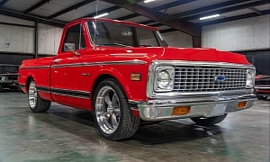 1971 Chevrolet C10 SWB With 350 V8 and 700R4 Auto Blends Old With Modern School for $50k