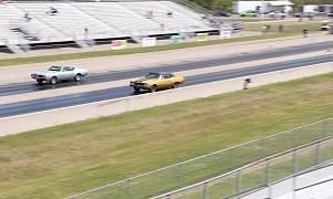 1971 Chevrolet Chevelle Drag Races 1969 Oldsmobile Cutlass, Big-Block Power Wins