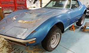 1971 Chevrolet Corvette “Barn Find” Sat Outside for 43 Years