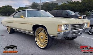 1971 Chevrolet Impala on 26s Is One Dope Donk That Touches on the Bling-Ness