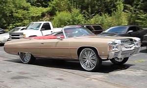 1971 Chevy Impala 'Vert Goes Mega-Donk With 383 Swap to Supercharged LT5 and 26s