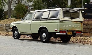 1971 Datsun 521 Pickup Costs as Much as an e-Bike, Rust Comes Free