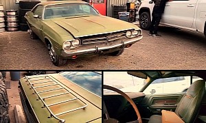 1971 Dodge Challenger Barn Find Emerges With Rare Color Combo and Cool Patina