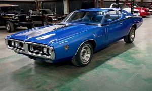 1971 Dodge Charger R/T Doesn't Feel Too Blue Thanks to Numbers-Matching 440ci
