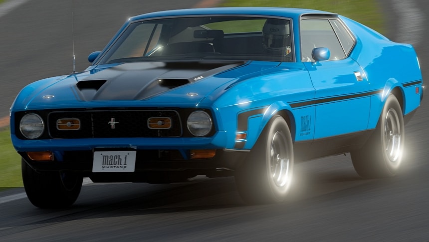 1971 Ford Mustang Mach 1 Is a Fun Toy for Tsukuba in GT7 