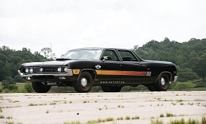 1971 Ford Ranchero Rendered as 4-Door Dually Truck, It's as Ridiculous as it Sounds