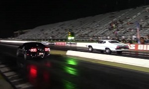 1971 Ford Torino GT Drags GT500, CTS-V, Turbo Silverado, G8, and Blows Them Away