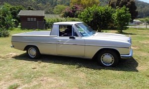 1971 Mercedes-Benz 220D Is Now a Pickup Truck With a Lexus V8
