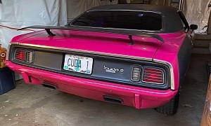 1971 Plymouth 'Cuda Hiding in a Garage Flexes Rare Color, but There's a Catch