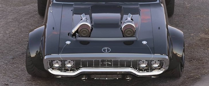 1971 Plymouth GTX Gets Twin-Turbo Widebody Digital Tuning