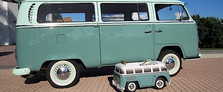 1971 Volkswagen Type 2 and ride-on