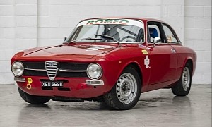 1972 Alfa Romeo GT Junior 1600 Hillclimb Car Pops Up for Sale, Has Pedigree