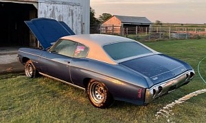 1972 Chevrolet Chevelle Barn Find Has Rare Color Combo, Possibly One of a Kind