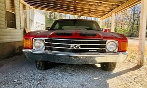 1972 Chevrolet Chevelle Flexes 15 Years of Dust, Sitting in Dry Storage