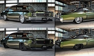 1972 Chevrolet Monte Carlo Feels Right at Home Both in the Past and CGI Present