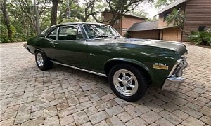 1972 Chevrolet Nova SS Survivor With Matching 350 CID V8 Shows Only 69,716 Miles