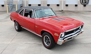 1972 Chevy Nova SS With Non-Matching 350 CID V8 Looks Very Clean