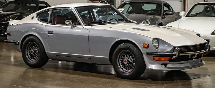 1972 Datsun 240Z two tone with red interior for sale by GKM 