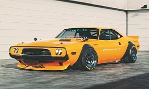 1972 Dodge Challenger R/T Blends Digital American Muscle With Japanese Works