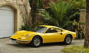 1972 Ferrari Dino 246GT Once Owned by Elton John Goes on Auction
