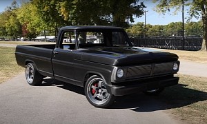 1972 Ford F-250 Is a Full Carbon Fiber Bumpside, With Secrets, and It’s Totally Real