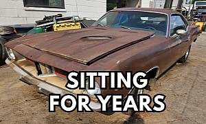 1972 Plymouth 'Cuda Sitting for Years Was Once a Perfect 10, Today Not So Much