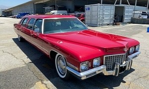 1973 Cadillac Fleetwood Is a Netflix Movie Star Used by a Golden Globe Winner