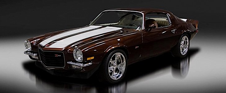1973 Chevrolet Camaro Z28 With Toyota Tundra Paint Gets Named Root Beer Float Autoevolution - Root Beer Paint Color